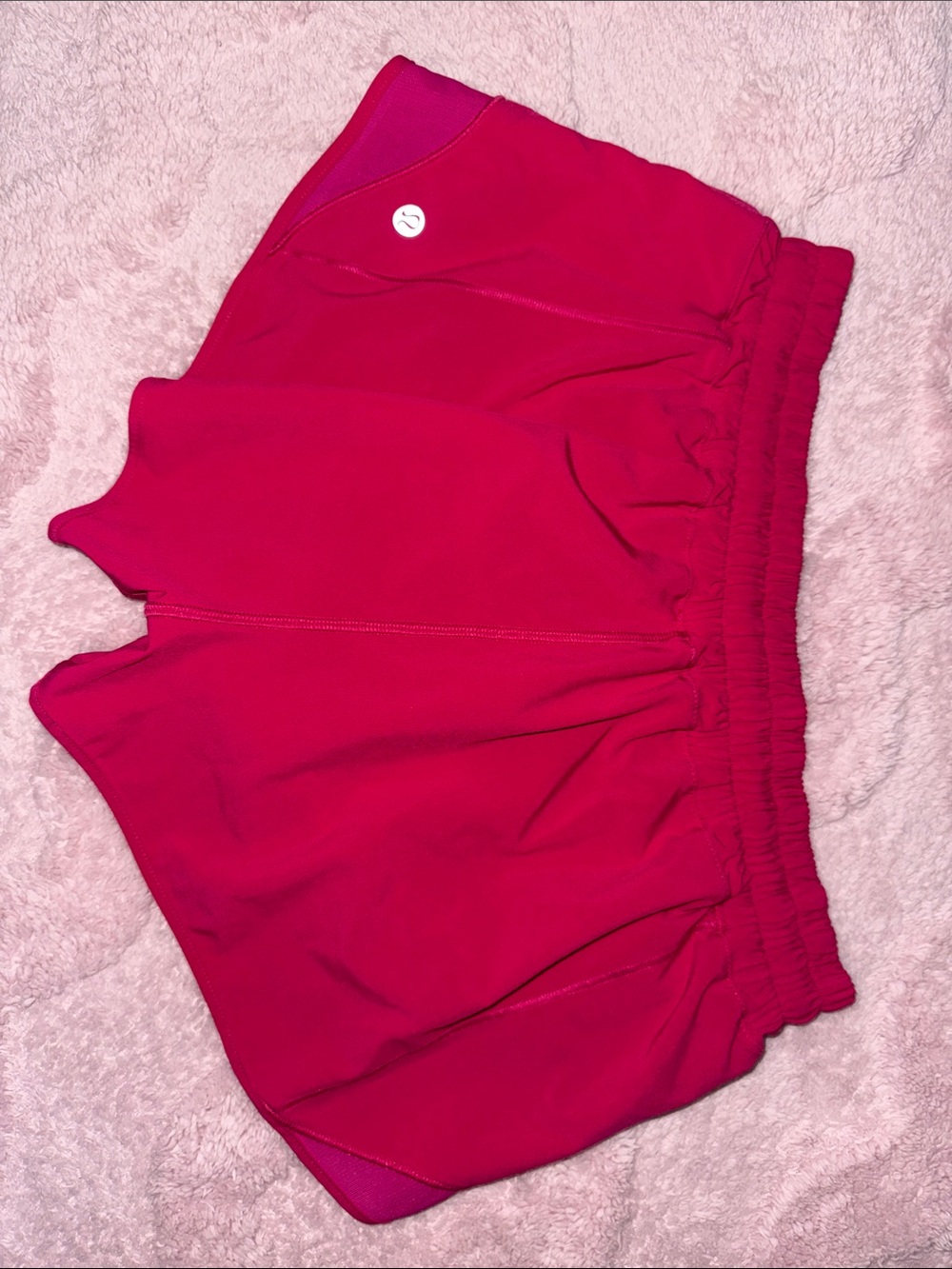 lululemon athletica Girls' Bright Pink Athletic Skort - Picture 3 of 3